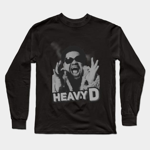 Heavy D // illustrations Long Sleeve T-Shirt by Degiab